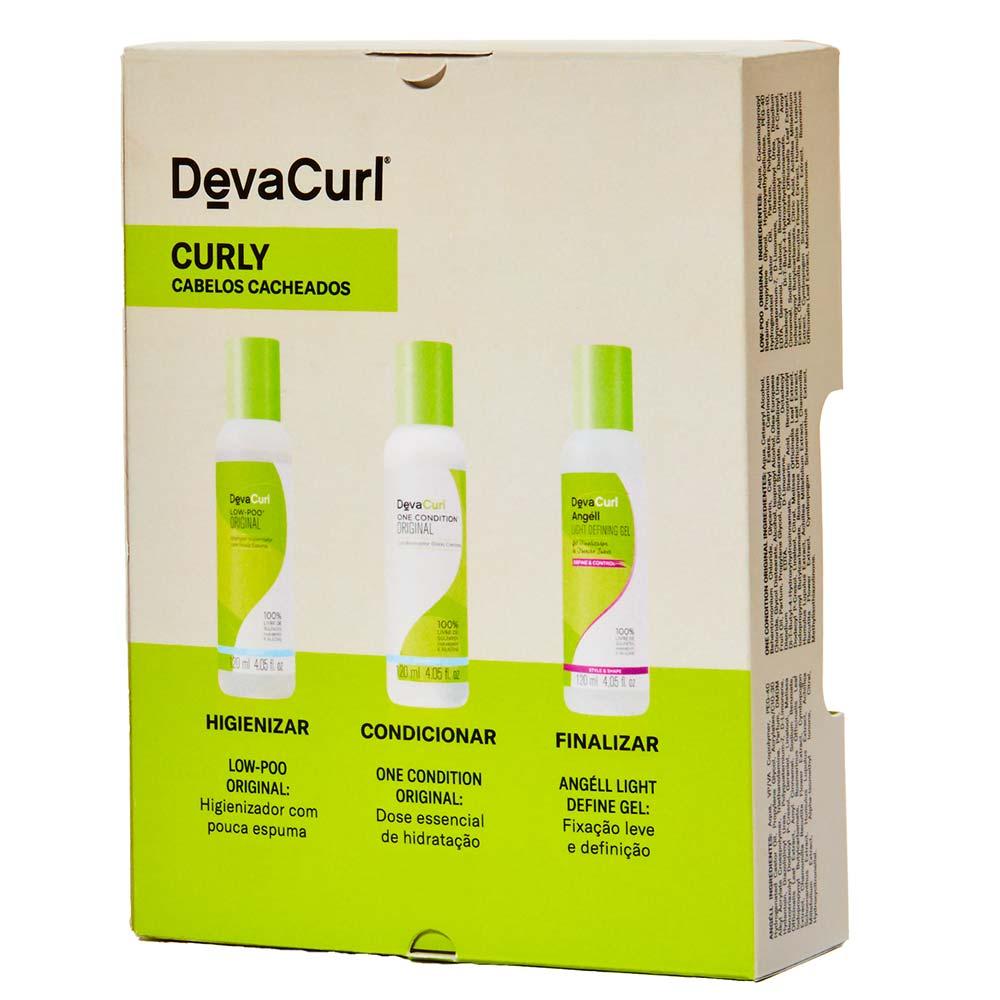 Deva Curl No Poo Kit - Shampoo + Condicionador + Leave-in - 2