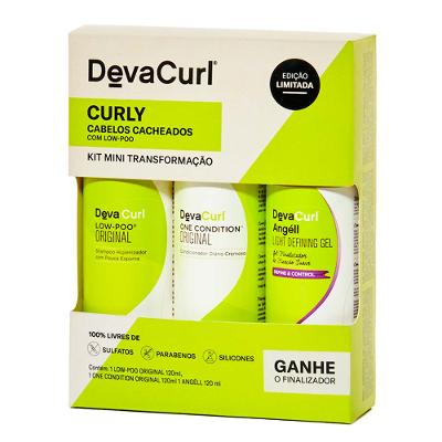 Deva Curl No Poo Kit - Shampoo + Condicionador + Leave-in