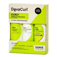 Deva Curl No Poo Kit - Shampoo + Condicionador + Leave-in - 1