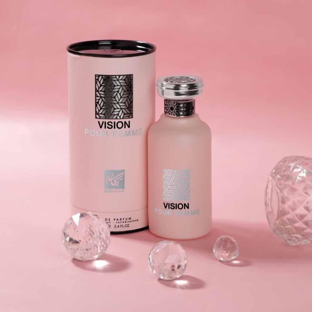 Perfume Árabe Vision Pour Femme Nuzuk Eau de Parfum Feminino - 3