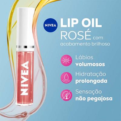 Hidratante Labial NIVEA Lip Oil Brilho Nutritivo 5,5ml