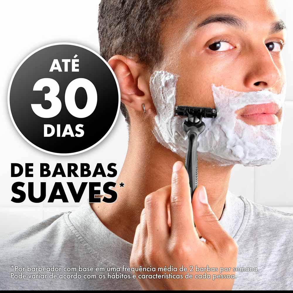 Aparelho de Barbear Descartavel Gillette 3 Carvão ativado - 6