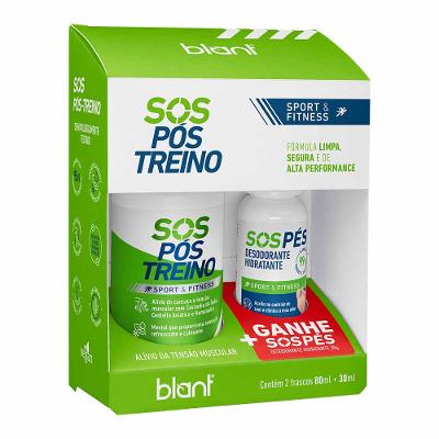 Kit Blant SOS Pós Treino Creme em spray + Desodorante Pés