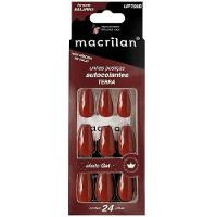 Unhas Postiças Macrilan Autocolantes Tamanho Médio Formato Bailarina - 1