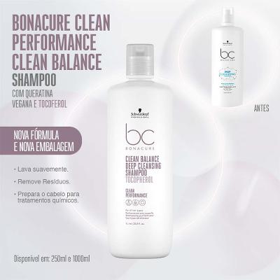Schwarzkopf BC Clean Performance Balance Deep Cleansing - Shampoo
