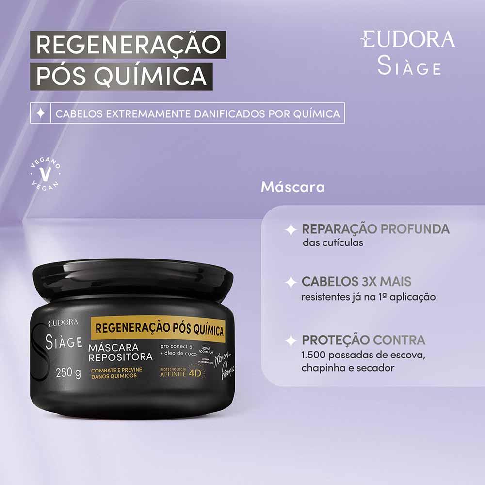 Eudora Siàge Regeneração Pós Química Máscara - 2