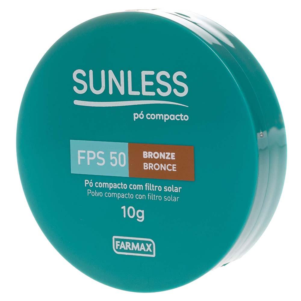 Pó Compacto Com Filtro Solar Sunless Fps50 - 1