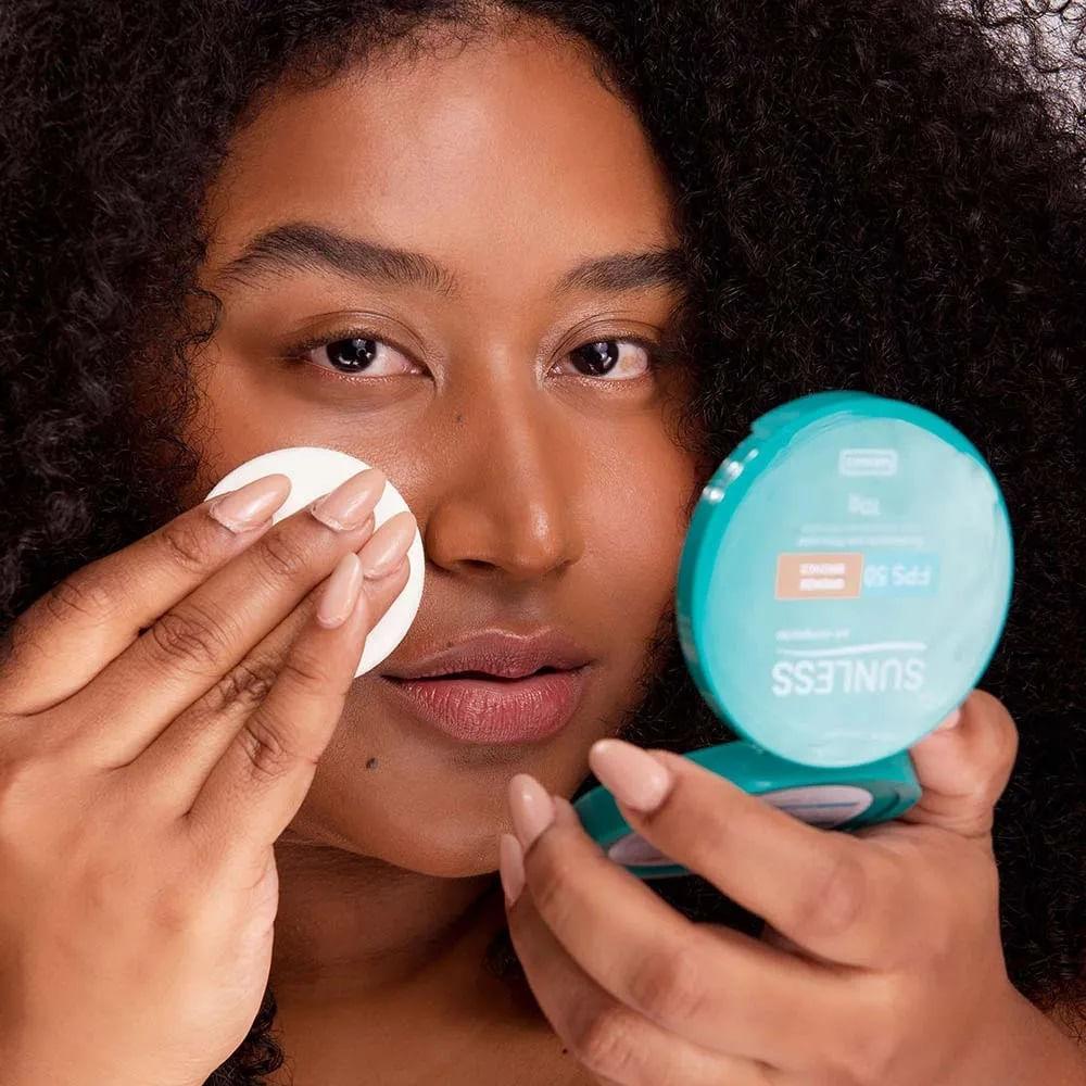 Pó Compacto Com Filtro Solar Sunless Fps50 - 3