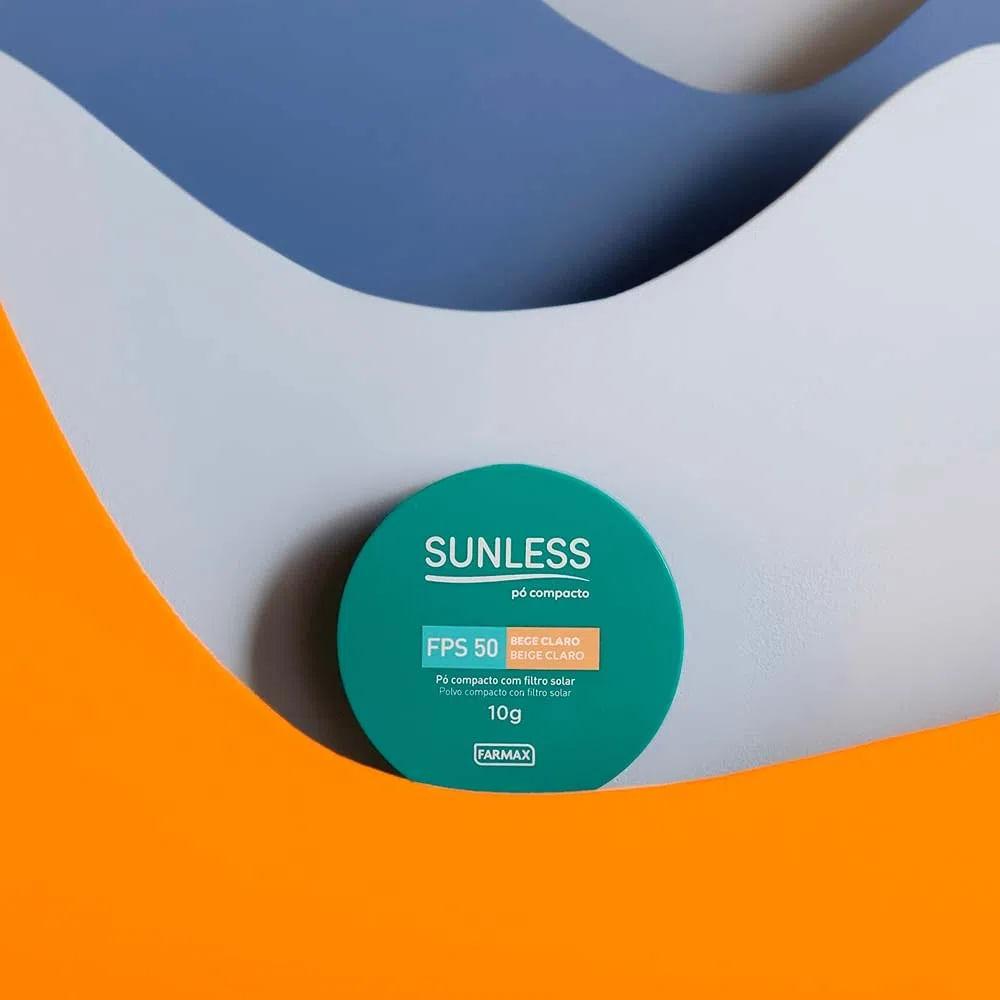 Pó Compacto Com Filtro Solar Sunless Fps50 - 4