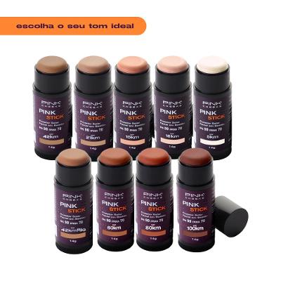 Protetor Solar Facial Com Cor Pink Stick FPS90