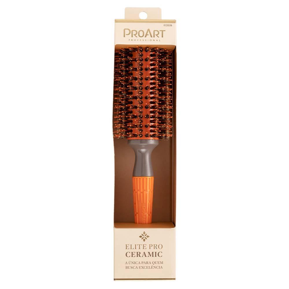 Escova de Cabelo ProArt Profissional Ceramic Elite Pro Amarela - 2