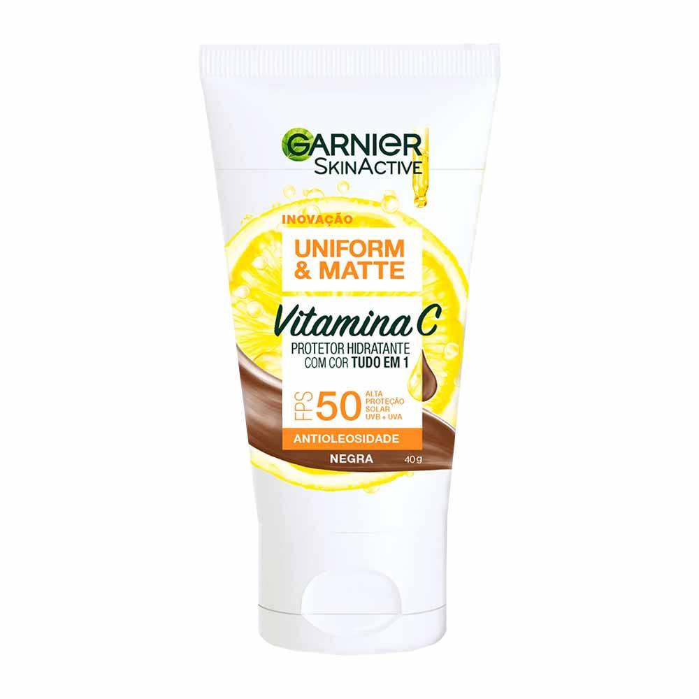 Protetor Solar Hidratante Facial com Vitamina C Garnier Skin FPS 50 - 1