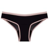 Calcinha Absorvente Pantys Comfy – Preto e Rosa - 1
