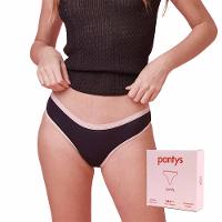 Calcinha Absorvente Pantys Comfy – Preto e Rosa