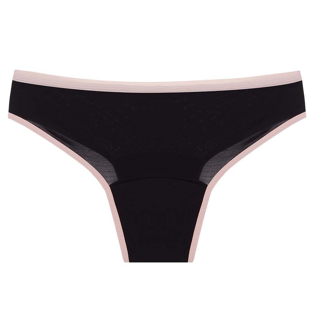 Calcinha Absorvente Pantys Comfy – Preto e Rosa - 2