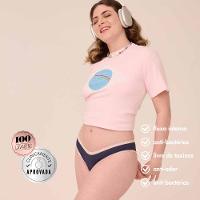 Calcinha Absorvente Pantys Cozy Fluxo Intenso Azul - 3