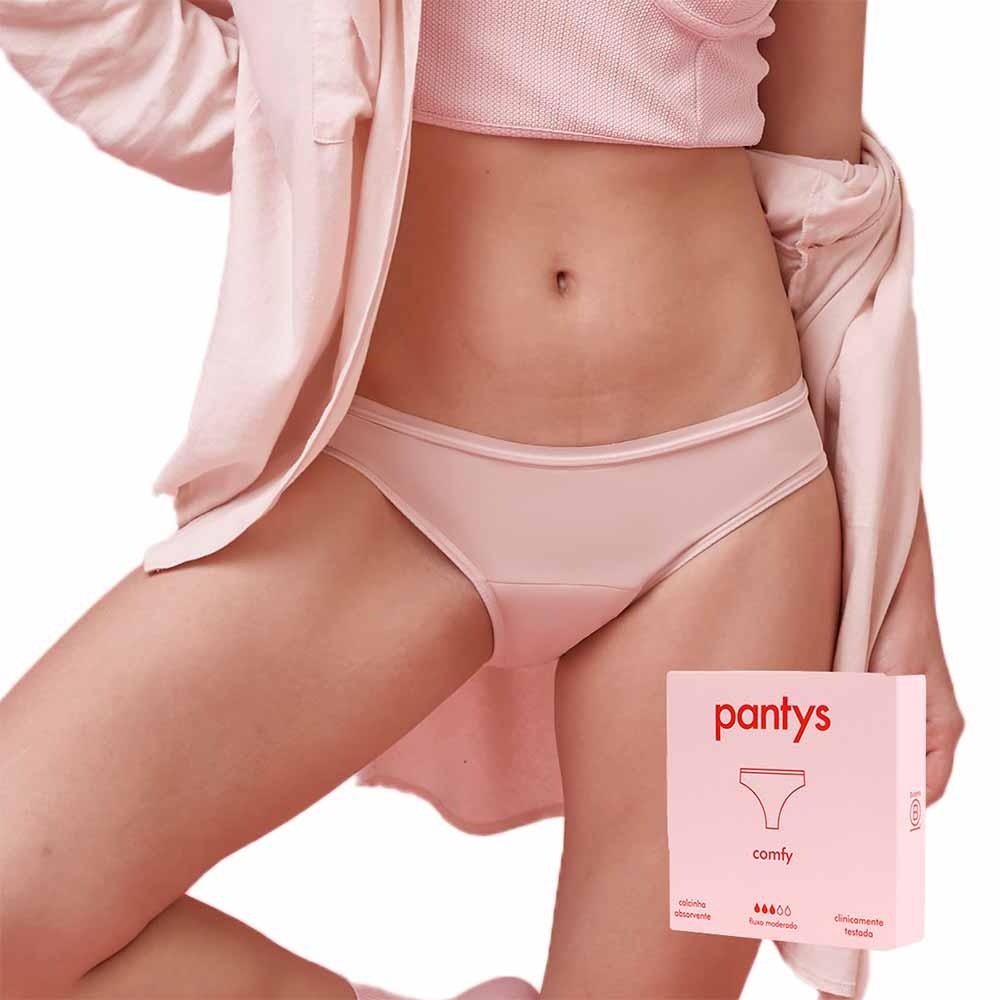 Calcinha Absorvente Pantys Comfy – Rosa - 3
