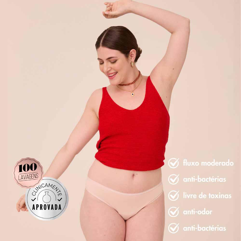 Calcinha Absorvente Pantys Comfy – Rosa - 4