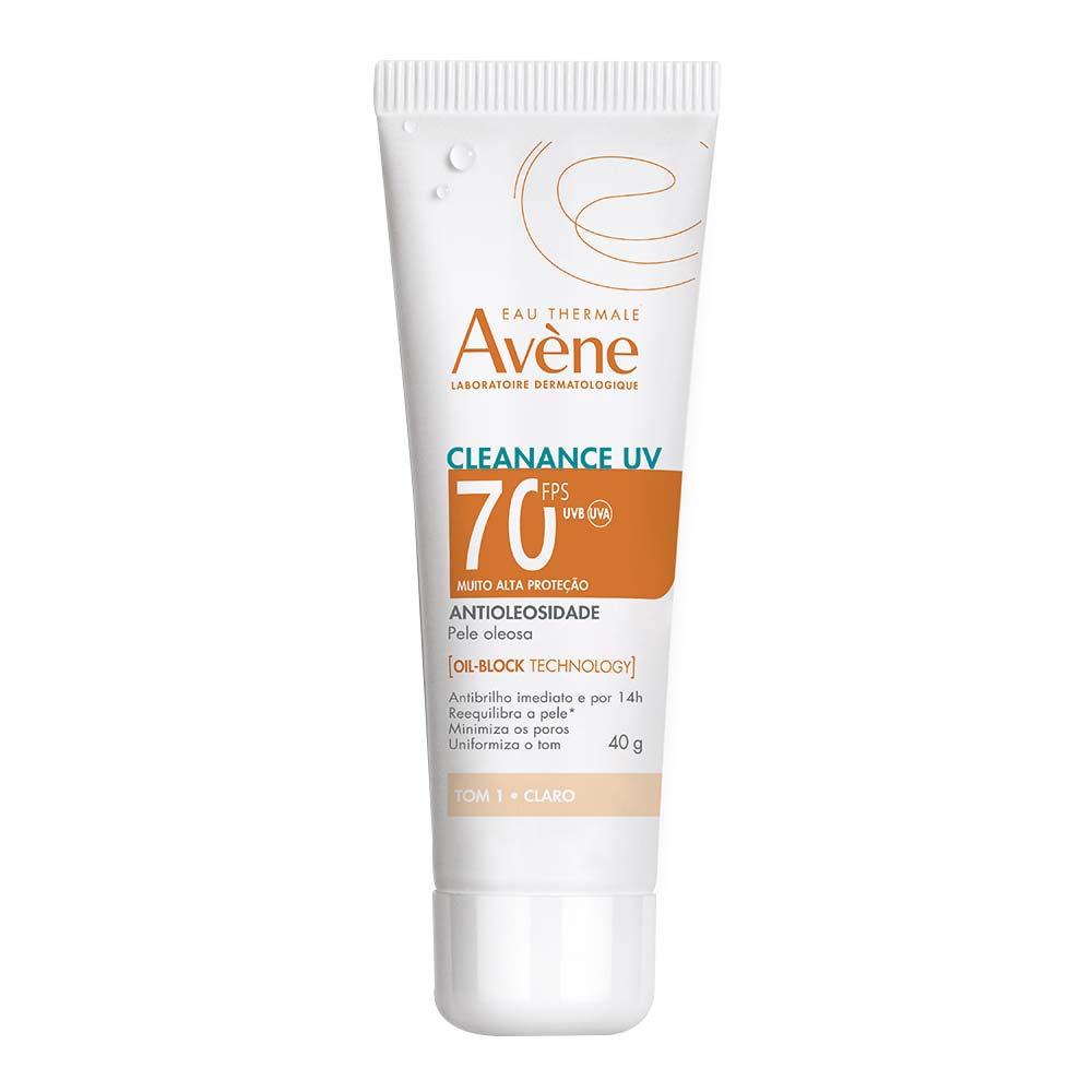 Protetor Solar Facial Com Cor Antioleosidade Avène Cleanance UV FPS70 - 1