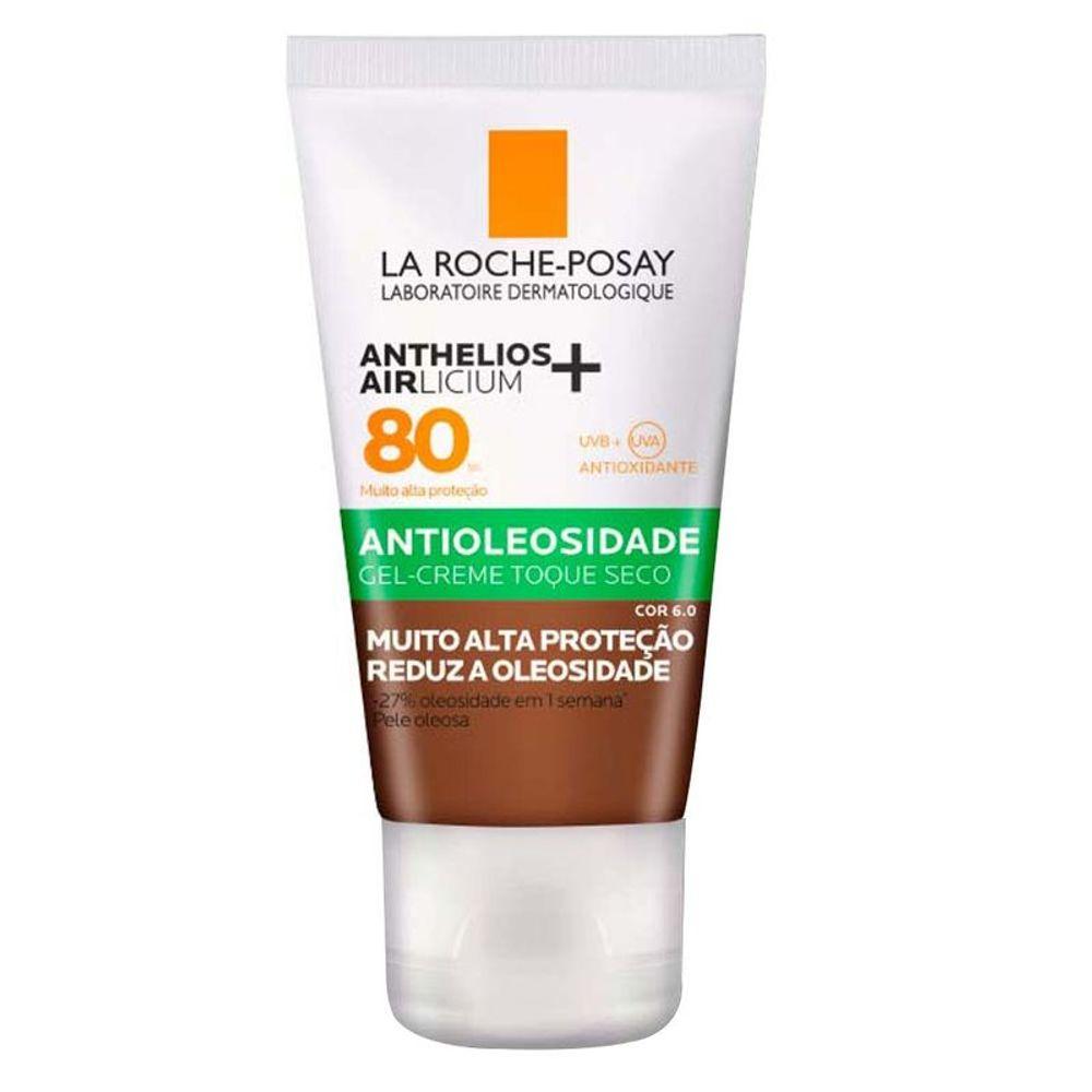 Protetor Solar Facial com Cor La Roche Posay Anthelios Airlicium+ FPS80 - 1