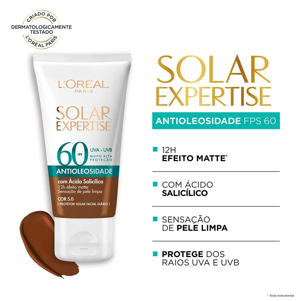 Protetor Solar Facial L'Oréal Paris Solar Expertise Antioleosidade Fps60 - 4