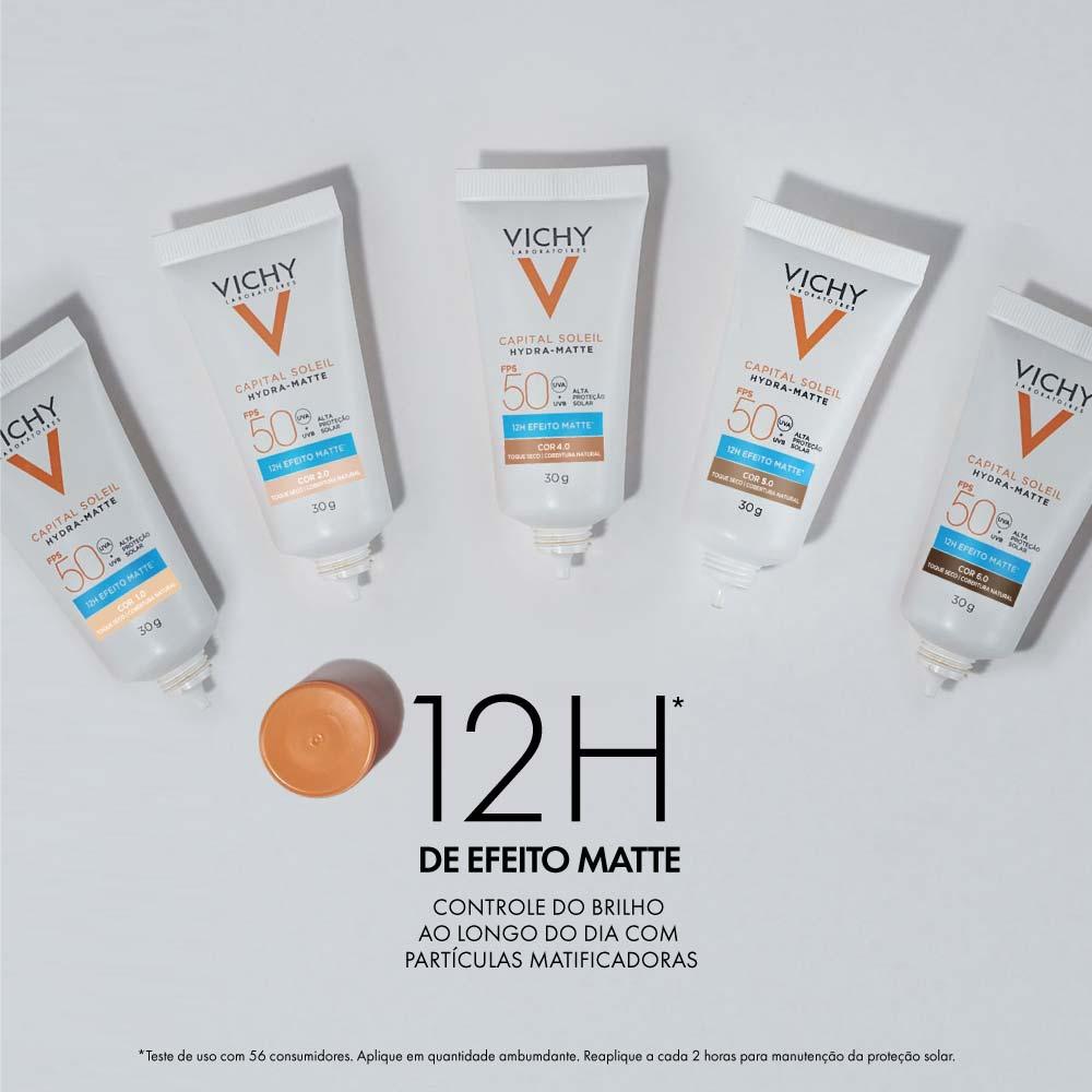 Protetor Solar Facial com Cor Vichy Capital Soleil Hydra-Matte FPS50 - 6