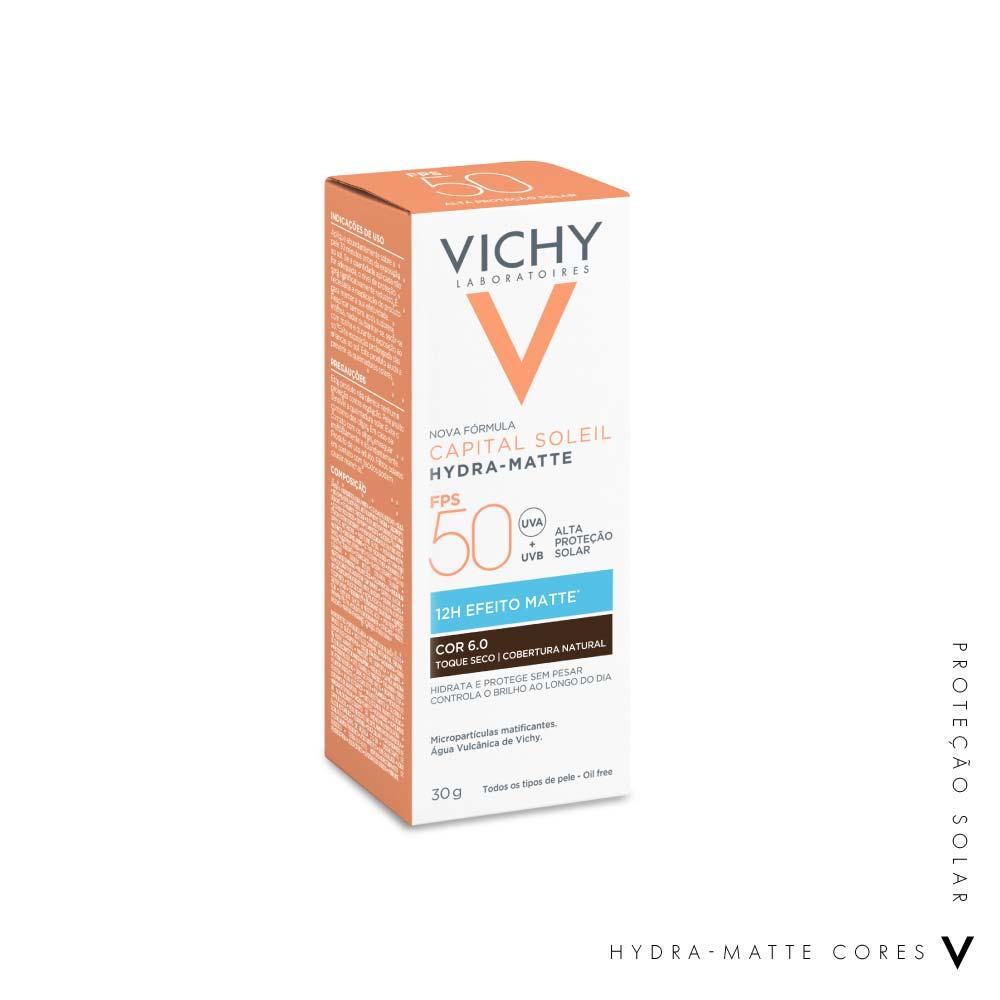 Protetor Solar Facial com Cor Vichy Capital Soleil Hydra-Matte FPS50 - 8