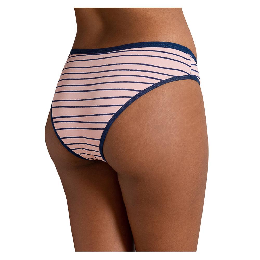 Calcinha Absorvente Básica  Korui - Rosa e Azul - 3