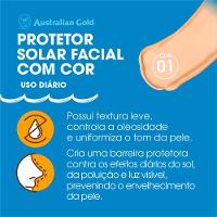 Protetor solar Facial com Cor Gel Creme Australian Gold - 7