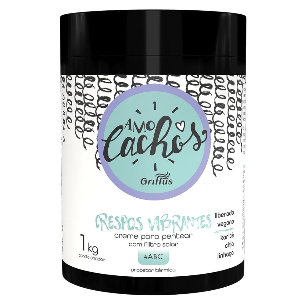 Creme para Pentear Crespos Vibrantes Amo Cachos Griffus - 1