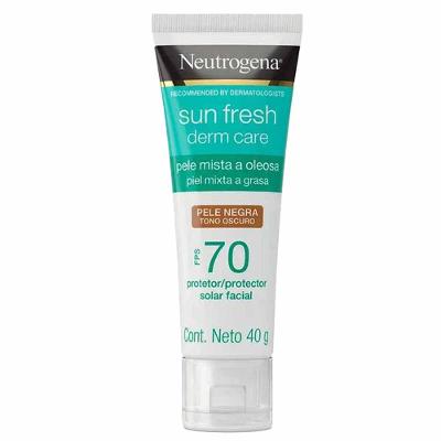 Protetor Solar Facial Para Pele Oleosa Neutrogena Sun Fresh Derm Care FPS70