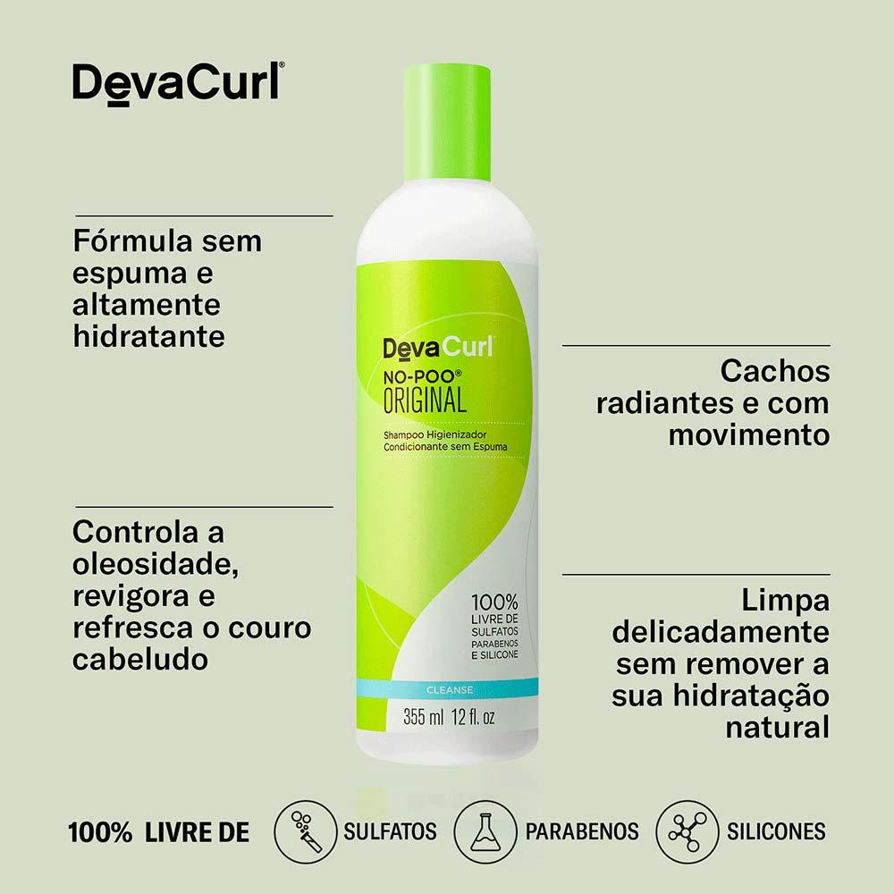Deva Curl Higienizador Condicionante Sem Espuma No-Poo - Shampoo Limpante - 4