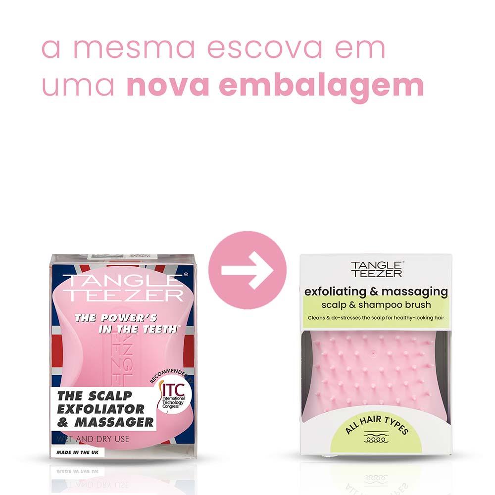 Escova Esfoliante para Cabelos Tangle Teezer Scalp Brush - 7