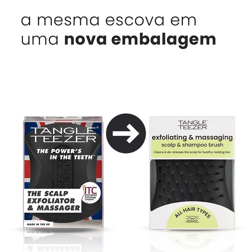 Escova Esfoliante para Cabelos Tangle Teezer Scalp Brush - 5
