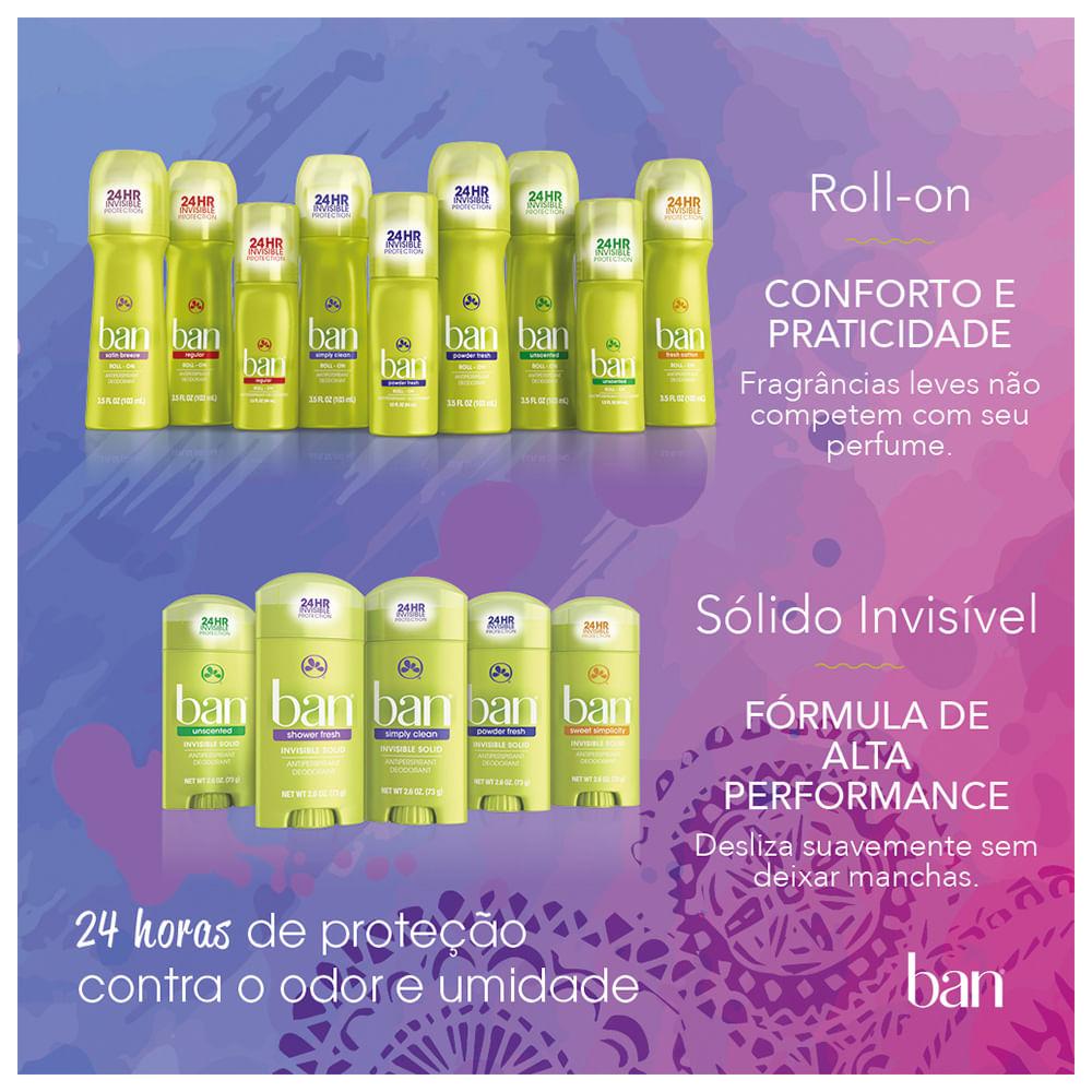 Desodorante Roll-on Ban - Sem Perfume - 2