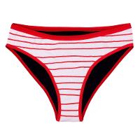 Calcinha Absorvente Básica  Korui - Branca e Vermelha - 1