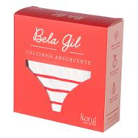 Calcinha Absorvente Básica  Korui - Branca e Vermelha - 2
