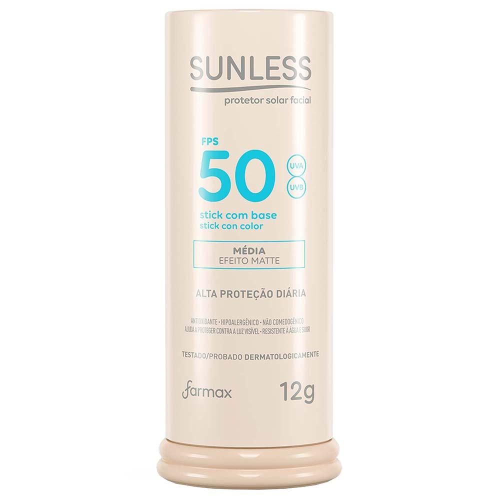 Protetor Solar Stick com Cor Sunless FPS50 - 1