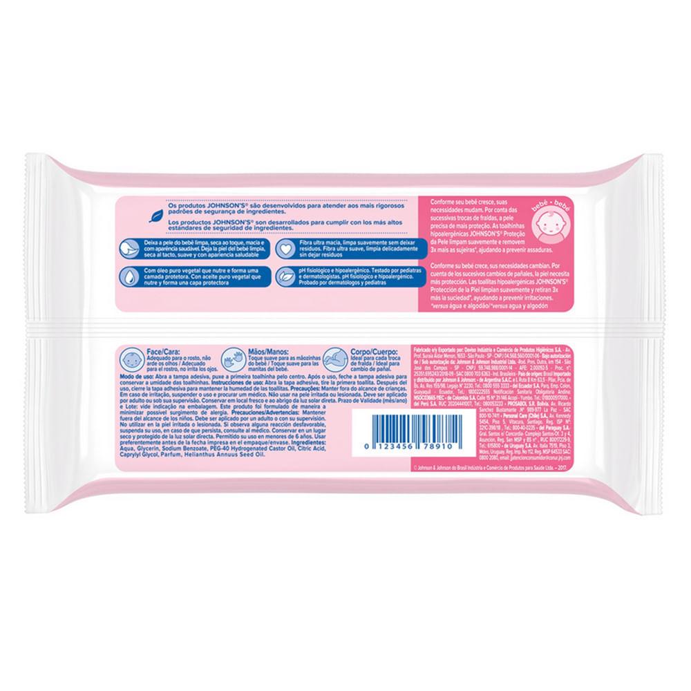 Lenços Umedecidos Johnson Baby Extra Cuidado - 2