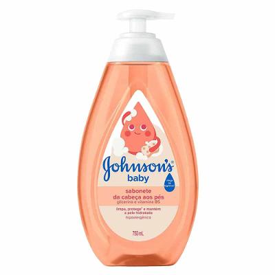 Sabonete Líquido de Glicerina Da Cabeça aos Pés Johnson's Baby