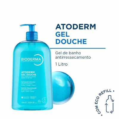 Gel de Banho Bioderma Atoderm Gel Douche Higiene Diária Antirressecamento