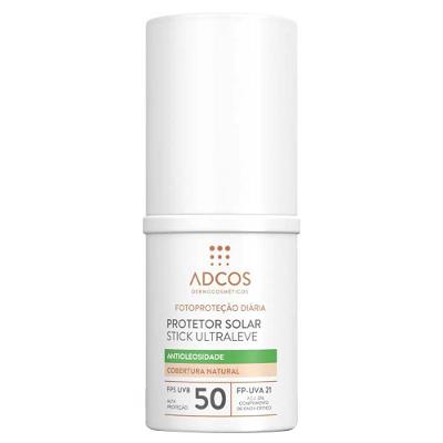 Protetor Solar Antioleosidade com Cor Adcos Stick Ultraleve FPS50 - 15g