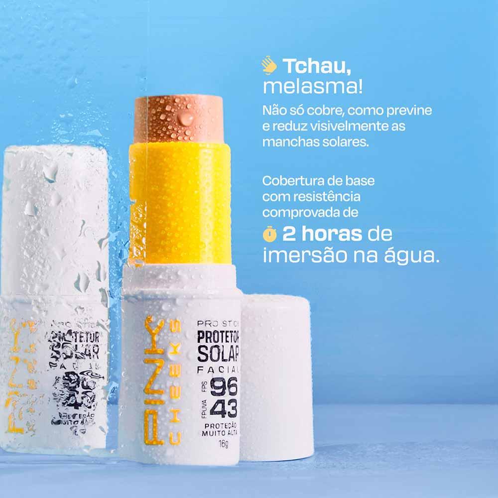 Protetor Solar Stick Multifuncional com Cor Pink Cheeks Pro Stick - 4