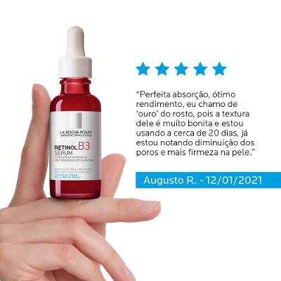 Sérum Facial Antirrugas com Vitamina B3 e Retinol Puro La Roche-Posay Retinol B3