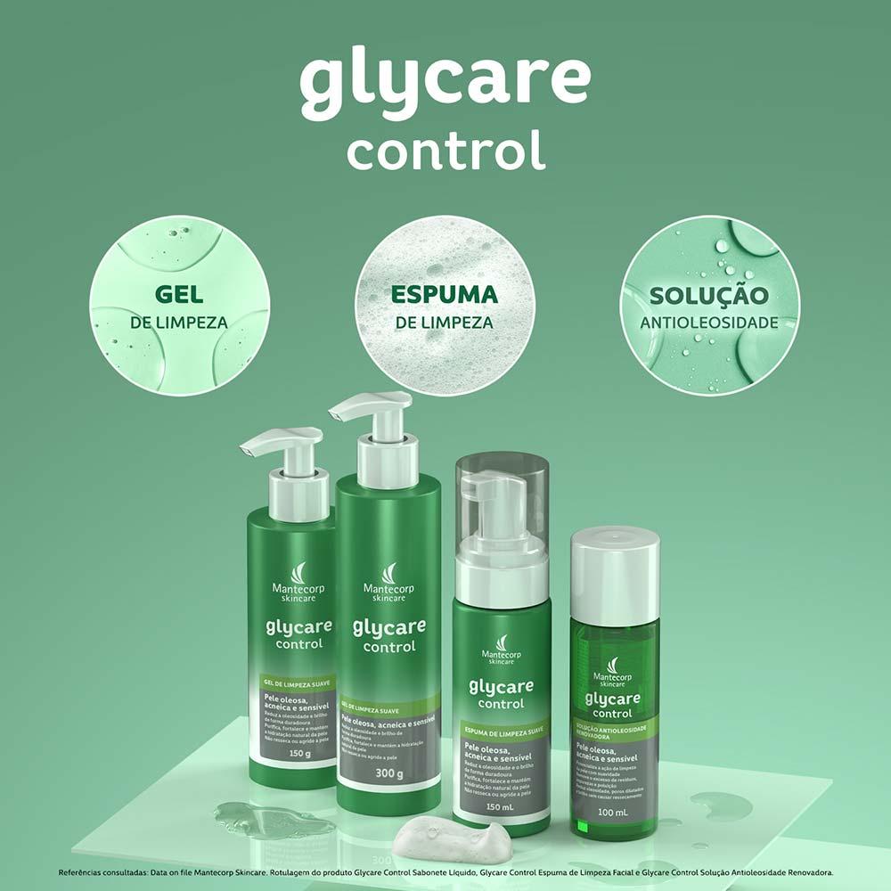 Gel de Limpeza Facial Mantecorp Skincare Glycare Control - 4