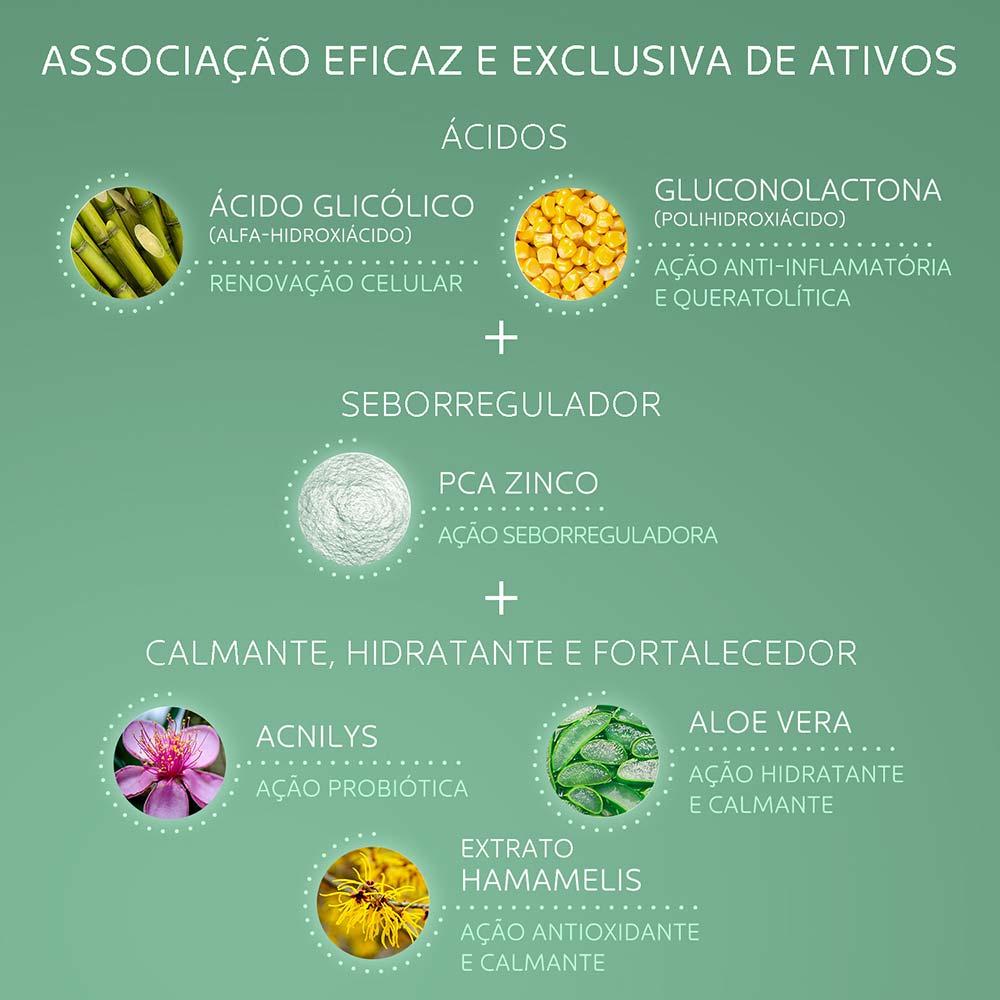 Gel de Limpeza Facial Mantecorp Skincare Glycare Control - 6