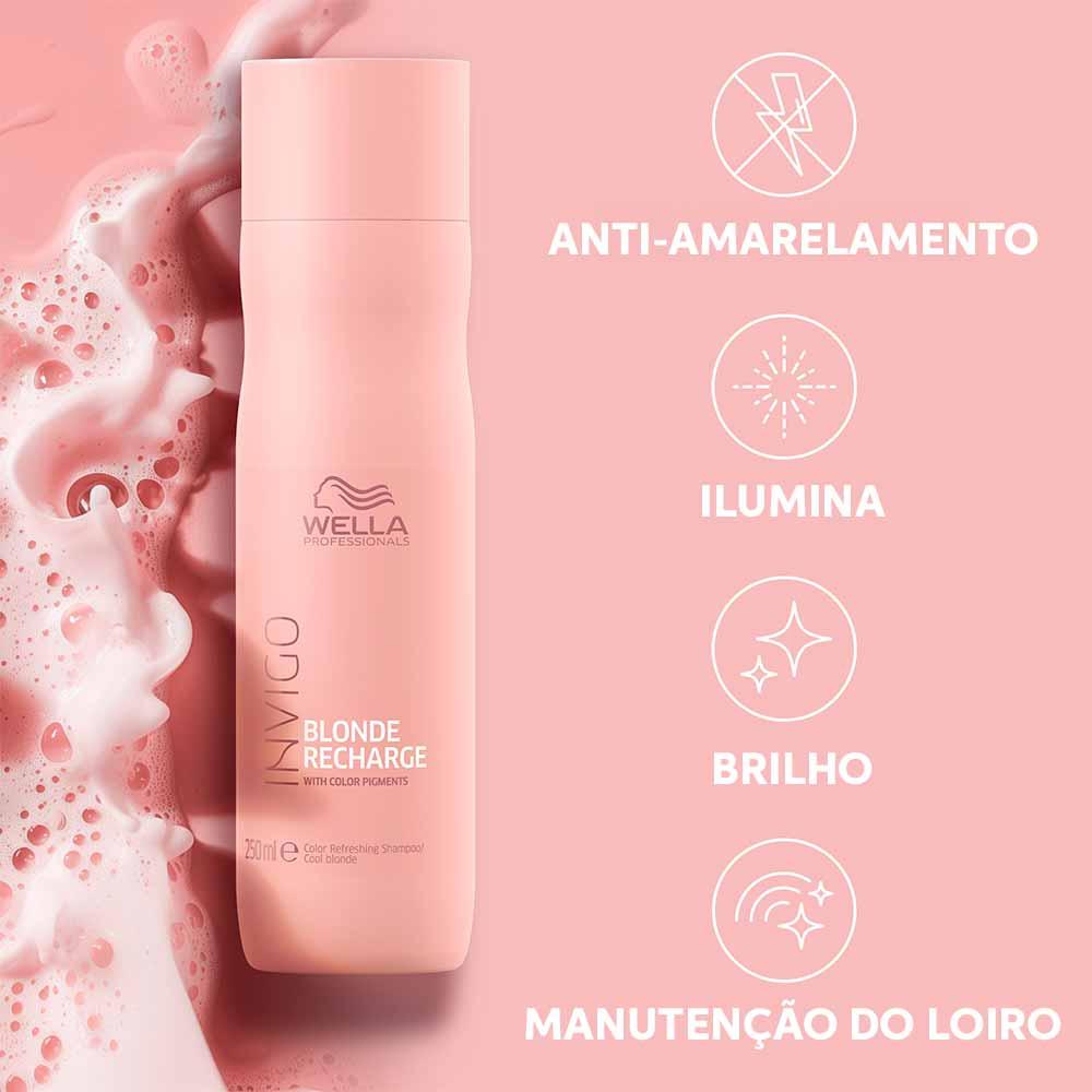 Wella Professionals Cool Blond Recharge Invigo - Shampoo - 4