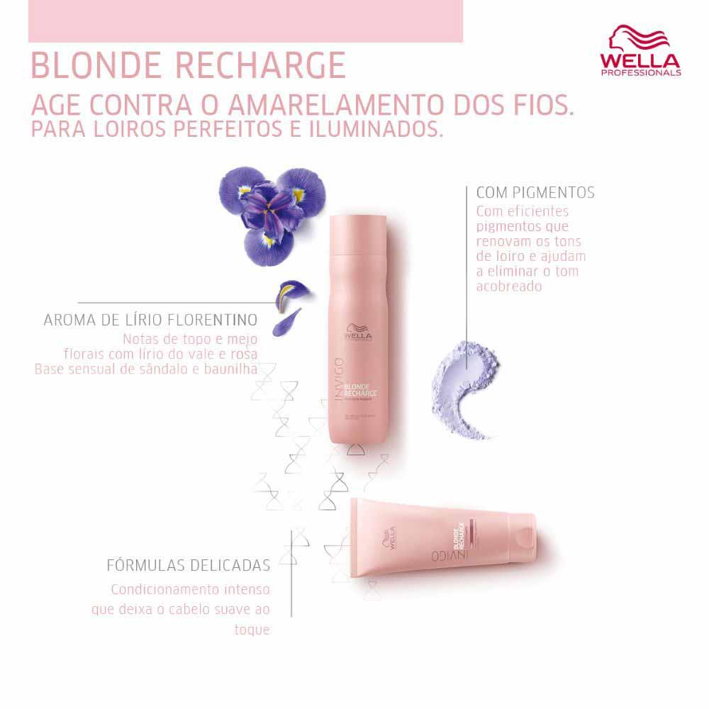 Wella Professionals Cool Blond Recharge Invigo - Shampoo - 4