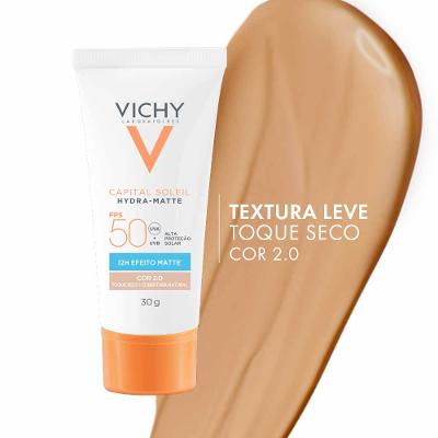 Protetor Solar Facial com Cor Vichy Capital Soleil Hydra-Matte FPS50