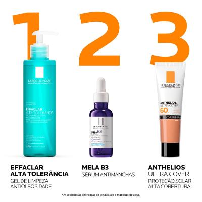 Protetor Solar Facial com Cor Toque Seco FPS 60 La Roche-Posay Anthelios Ultra Cover